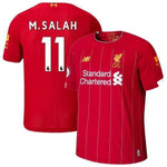 Mohamed Salah Liverpool New Balance Home Soccer Jersey 2019-20 Jersey – Red