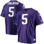 LaDainian Tomlinson TCU Horned Frogs Original Retro Brand Replica Throwback Jersey - Purple
