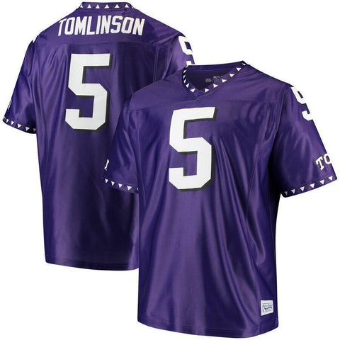 LaDainian Tomlinson TCU Horned Frogs Original Retro Brand Replica Throwback Jersey - Purple