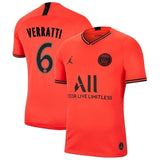 Marco Verratti Paris Saint-Germain 2019/20 Away Breathe Stadium Player Jersey - Red