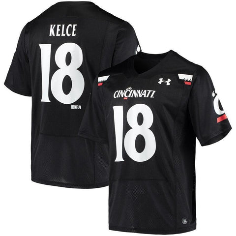 Travis Kelce Cincinnati Bearcats Under Armour Replica Alumni Jersey - Black