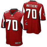 Jake Matthews Atlanta Falcons Nike Game Jersey - Red