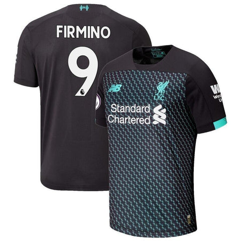 Roberto Firmino Liverpool New Balance 2019/20 Third Player Jersey - Black