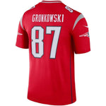 Rob Gronkowski New England Patriots Nike Inverted Legend Jersey - Red