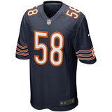 Roquan Smith Chicago Bears Nike Game Jersey - Navy