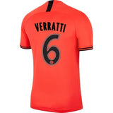 Marco Verratti Paris Saint-Germain 2019/20 Away Breathe Stadium Player Jersey - Red