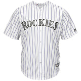 Wade Davis Colorado Rockies Majestic Home Cool Base Player Jersey - White