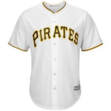 Starling Marte Pittsburgh Pirates Majestic Alternate  Jersey - Black/White