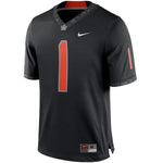 Oklahoma State Cowboys Nike Team Game Football Jersey - Black