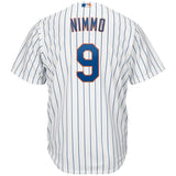 Brandon Nimmo New York Mets Majestic Official Cool Base Player Jersey - White/Royal