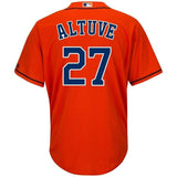 Jose Altuve Houston Astros Majestic Cool Base Player Jersey - Orange