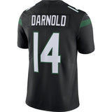 Sam Darnold New York Jets Nike Vapor Limited Jersey - Stealth Black