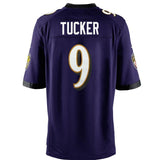 Justin Tucker Baltimore Ravens Nike Game Jersey - Purple