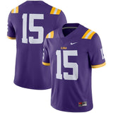 LSU Tigers Nike Team Game Football Jersey - Purple