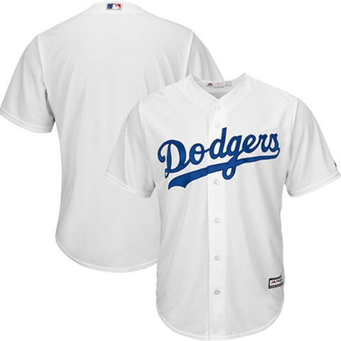 Los Angeles Dodgers Majestic Official Cool Base Jersey - White/Royal