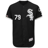 Jose Abreu Chicago White Sox Majestic Alternate Flex Base Collection Player Jersey - Black/White