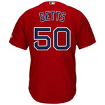 Mookie Betts Boston Red Sox Majestic Cool Base Player Jersey - Scarlet