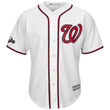 Max Scherzer Washington Nationals Majestic 2019 Postseason Official Cool Base Player Jersey - White