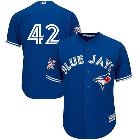 Toronto Blue Jays Majestic 2019 Jackie Robinson Day Official Cool Base Jersey - Royal