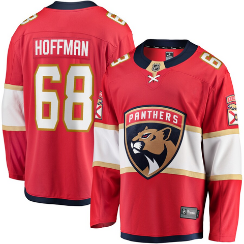 Men's Florida Panthers Mike Hoffman Fanatics Branded Red Team Color Breakaway Player Jersey