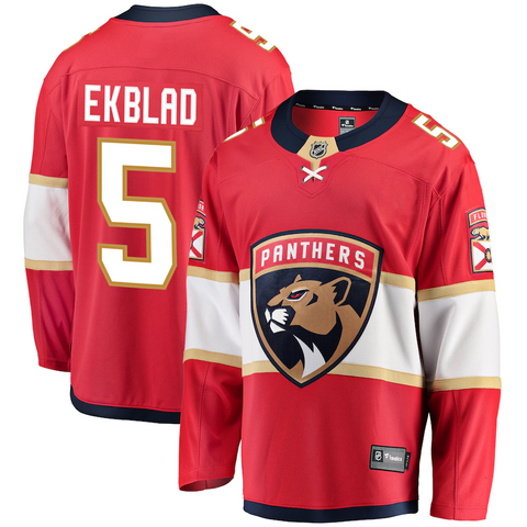 Men's Florida Panthers Aaron Ekblad Fanatics Branded Red Breakaway Player Jersey