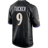 Justin Tucker Baltimore Ravens Nike Game Jersey - Black