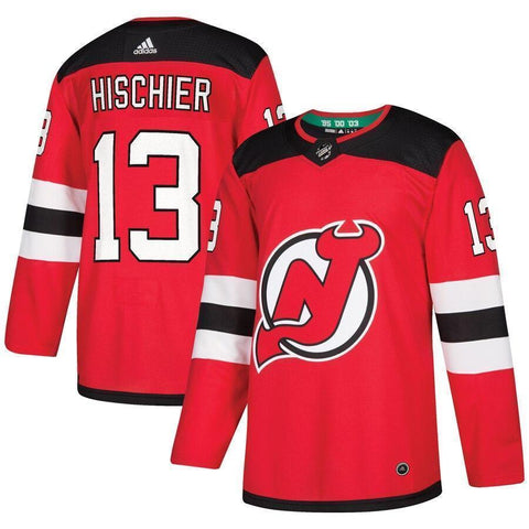 Nico Hischier New Jersey Devils adidas Player Jersey - Red