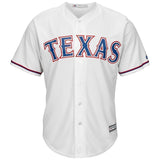 Nomar Mazara Texas Rangers Majestic Home Cool Base Player Jersey – White