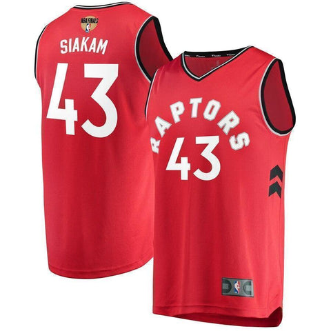 Pascal Siakam Toronto Raptors 2019 NBA Finals Bound Fast Break Player Jersey Red - Icon Edition