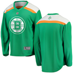 Men's Boston Bruins Fanatics Branded Green St. Patrick's Day Replica Blank Jersey