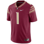 #1 Florida State Seminoles Nike Football Game Jersey - Garnet