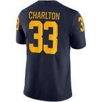 Taco Charlton Michigan Wolverines Jordan Brand Game Jersey – Navy