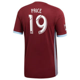 Jack Price Colorado Rapids 2018 Primary Player Jersey – Burgundy