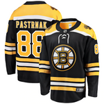 Men's Boston Bruins David Pastrnak Fanatics Branded Black Home Premier Breakaway Player Jersey