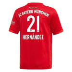 Lucas Hernández Bayern Munich Home Soccer Jersey 2019-20 Jersey - Red
