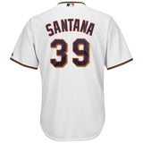 Daniel Santana Minnesota Twins Majestic Cool Base Player Jersey - White