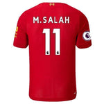 Mohamed Salah Liverpool New Balance Home Soccer Jersey 2019-20 Jersey – Red