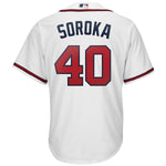 Mike Soroka Atlanta Braves Majestic 2019 Home Cool Base Player Jersey – White