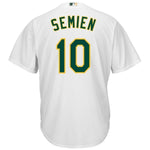 Marcus Semien Oakland Athletics Majestic Home Cool Base Player Jersey - White
