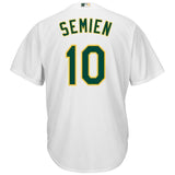 Marcus Semien Oakland Athletics Majestic Home Cool Base Player Jersey - White