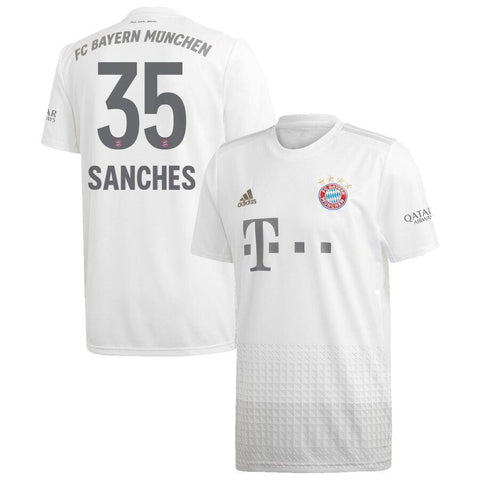 Renato Sanches Bayern Munich Away Soccer Jersey 2019-20 – White