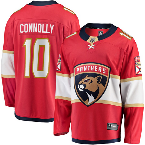 Men's Florida Panthers Brett Connolly Fanatics Branded Red Team Color Breakaway Player Jersey