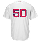 Mookie Betts Boston Red Sox Majestic Home Official Replica Cool Base Player Jersey - White