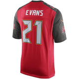 Justin Evans Tampa Bay Buccaneers Nike Player Game Jersey - Red