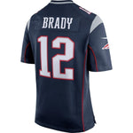 Tom Brady New England Patriots Nike Game Jersey - Navy Blue/Silver