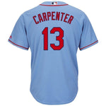 Matt Carpenter St. Louis Cardinals Majestic Alternate Cool Base Player Jersey – Horizon Blue/White