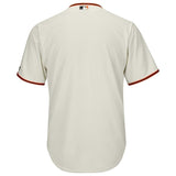 San Francisco Giants Majestic Official Cool Base Jersey - Tan