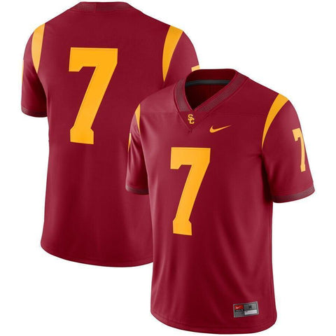 USC Trojans Nike Team Game Football Jersey - Cardinal