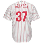 Odubel Herrera Philadelphia Phillies Majestic Home Official Cool Base Replica Player Jersey - White/Scarlet