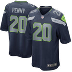 Rashaad Penny Seattle Seahawks Nike Game Jersey - Navy